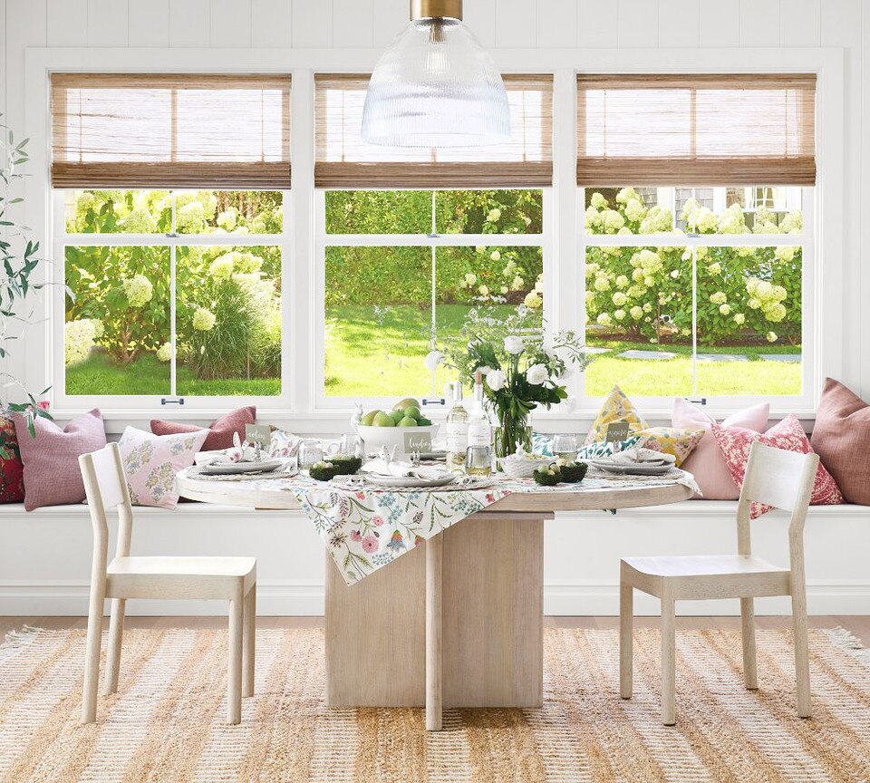 Cayman Round Pedestal Extending Dining Table Pottery Barn Australia